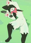 Rating: e
ID: 5001794
Date: 2024-08-22 02:01:53 -0400
Status: active
Score: 273
absurd_res anthro breasts daki_furry english_text evolution eyes_closed female generation_9_pokemon genitals grass green_body happy hi_res mask meowscarada nintendo nipples nude open_mouth open_smile paws plant pokemon pokemon_(species) pussy simple_background small_breasts smile solo speech_bubble text thick_thighs post #5001794