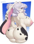 Rating: q
ID: 4667993
Date: 2024-03-19 17:05:15 -0400
Status: active
Score: 50
anthro behelliths big_breasts big_butt black_body blue_eyes breasts butt convex_breasts curvy_figure domestic_rabbit erect_nipples female hair hi_res huge_butt lagomorph leporid long_ears lop_rabbit mammal nipples oryctolagus rabbit simple_background smile solo thick_thighs white_body white_hair wide_hips post #4667993