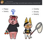 2024 absurd_res animal_crossing anthro bat bear beret black_hair blarf022 bottomless bottomless_anthro bottomless_female brown_body brown_fur brown_hair cherry clothed clothing discord_(app) duo english_text eyebrow_piercing facial_piercing fangs featureless_crotch female food fruit fur hair hat headgear headwear hi_res honduran_white_bat leaf-nosed_bat mammal microbat net nintendo piercing plant question_mark sherry_bear_(blarf022) teeth text vranda_von_bat_(blarf022) white_body white_fur yangochiropteran