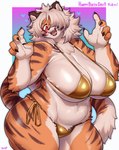 Rating: q
ID: 4802196
Date: 2024-05-23 12:48:38 -0400
Status: active
Score: 215
anthro bikini biped blush breasts cleavage clothed clothing curvy_figure felid female fur gold_bikini golden_week heart_symbol hi_res mammal open_mouth open_smile orange_body orange_fur pantherine red_eyes side-tie_bikini side-tie_clothing side-tie_swimwear simple_background smile solo string_bikini sususuigi swimwear tiger triangle_bikini two-piece_swimsuit voluptuous post #4802196