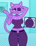 Rating: q
ID: 5598332
Date: 2025-05-25 20:27:42 -0400
Status: active
Score: 15
2025 absurd_res anthro belt big_breasts big_butt bottomwear breasts bremen_avenue_experience butt clothing crop_top digital_media_(artwork) domestic_cat eyelashes felid feline felis female fur gesture hair hand_behind_head hand_gesture hi_res jessica_(bae) mammal mintyspirit open_mouth pants purple_body purple_fur purple_hair shirt smile solo thick_thighs topwear v_sign wide_hips post #5598332