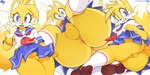 Rating: e
ID: 5549102
Date: 2025-05-04 17:50:57 -0400
Status: active
Score: 161
2025 2:1 2_tails 5_fingers anthro anus asian_clothing balls barely_visible_anus big_butt blue_eyes blush bulge butt canid canine clothed clothing crossdressing digital_media_(artwork) dipstick_tail east_asian_clothing eyelashes femboy fingers flaccid fluffy fluffy_tail footwear fox fur genitals gesture hand_gesture hi_res huge_butt japanese_clothing japanese_school_uniform krokobyaka looking_at_viewer male mammal markings miles_prower multi_tail no_underwear open_mouth open_smile penis perineum school_uniform sega serafuku shoes small_penis smile socks solo sonic_the_hedgehog_(series) tail tail_markings thick_thighs uniform v_sign yellow_body yellow_fur post #5549102