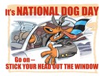 4:3 anthro brown_body brown_fur canid canine canis car clothing domestic_dog driving duo english_text fur grin hat headgear headwear hi_res inside_car lagomorph leporid male mammal max_(sam_and_max) national_dog_day necktie official_art rabbit reaction_image sam_and_max samuel_dog smile steve_purcell suit teeth text tongue tongue_out vehicle white_body white_fur