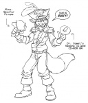 Rating: s
ID: 67406
Date: 2010-04-04 14:23:08 -0400
Status: active
Score: 5
5_fingers anthro belt biped black_and_white boots canid canine caption cd clothed clothing dialogue digital_drawing_(artwork) digital_media_(artwork) dipstick_tail directional_arrow disk english_text feathers fingers footwear fox fully_clothed hat headgear headwear holding_object jacket line_art male mammal markings monochrome multicolored_tail open_mouth open_smile pirate pirating shoes simple_background smile solo speech_bubble standing tail tail_markings text topwear white_background zaush post #67406