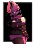 Rating: s
ID: 5318443
Date: 2025-01-19 23:08:44 -0500
Status: active
Score: 40
2025 5_fingers absolute_territory anthro apple_inc. arm_warmers armwear bat beverage big_breasts blazethefox border bottomwear breasts camisole choker cleavage clothed clothing electronics eyelashes facial_tuft fangs female fingers food fur furgonomics headphones hi_res holding_beverage holding_object huge_thighs ipod jewelry lacy_(blazethefox) legwear mammal membrane_(anatomy) membranous_wings music_player necklace pocky pocky_in_mouth portable_music_player purple_body purple_fur shorts side_view simple_background small_wings solo stockings teeth thick_thighs tuft white_border wide_hips wings post #5318443