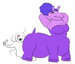 animated around_drum big_butt black_eye_(injury) breast_jiggle breasts bruised butt butt_slam centaurworld dominant dominant_female dominant_taur duo female hippopotamid human jiggling larger_female larger_taur male male/female mammal missing_tooth netflix pinned pinned_to_wall shaking_butt short_playtime size_difference smaller_human submissive submissive_human submissive_male taur waterbaby_(centaurworld)