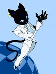 Rating: s
ID: 5353291
Date: 2025-02-05 13:00:30 -0500
Status: active
Score: 8
aiko_kageyama anthro arm_under_breasts black_body black_fur blue_eyeshadow blue_lipstick bottomwear checkered checkered_floor claws clothed clothing curly_hair domestic_cat ear_piercing ear_ring eyeshadow felid feline felis female footwear fur gem hair hi_res high_heels jacket kingsus lipstick looking_at_viewer makeup mammal necktie pants perspective piercing ring_piercing shoes simple_background solo suit topwear white_clothing white_suit yellow_eyes post #5353291