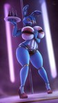 2024 3d_(artwork) absurd_res animatronic anthro banknote big_breasts body_writing breasts clothing digital_media_(artwork) ear_piercing ear_ring eyewear female five_nights_at_freddy's five_nights_at_freddy's_2 footwear glasses hi_res high_heels huge_breasts hyper hyper_breasts lagomorph lamoz571 leporid lipstick machine makeup mammal money panties piercing pole rabbit ring_piercing robot scottgames shoes solo thick_thighs toy_bonnie_(fnaf) underwear