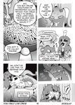 absurd_res anthro avian bird clothed clothing comic decidueye dialogue duo eating english_text female feral food furniture generation_6_pokemon generation_7_pokemon goo_creature goodra hi_res hoot_(sound_effect) louis_(decidueye) male male/female mischevious monochrome mugu_(goodra) nintendo pasta pokemon pokemon_(species) profanity prostitution restaurant rozalid slime table text you_only_live_once