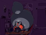 Rating: q
ID: 5602246
Date: 2025-05-27 12:20:37 -0400
Status: active
Score: 23
2020 2d_animation air_inflation animated anthro creaking curtains disc electronics face_mask finalcord floating_belly furniture_lamp generation_5_pokemon glistening glistening_body headphones hi_res inflation inside male motion_tweening nintendo nintendo_switch pokemon pokemon_(species) short_playtime solo zorua post #5602246