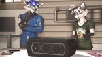 Rating: s
ID: 5258787
Date: 2024-12-22 15:02:34 -0500
Status: active
Score: 8
16:9 2024 3d_(artwork) 5_fingers anthro atoastedorange black_body black_fur blue_eyes blue_hair blue_highlights canid canine clothing computer detailed_background digital_media_(artwork) duo electronics eyewear fingers fox fur garage glasses grey_eyes grey_hair hair hi_res highlights_(coloring) hoodie inside leo_(atoastedorange) male mammal multicolored_body multicolored_fur multicolored_hair open_mouth open_smile screwdriver short_hair silver_frost smile snout source_filmmaker_(artwork) tools topwear two_tone_body two_tone_fur two_tone_hair white_body white_fur white_hair widescreen post #5258787