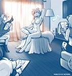 Rating: q
ID: 3840236
Date: 2023-01-28 16:46:05 -0500
Status: active
Score: 277
2023 abs adobe_photoshop_(artwork) anthro athletic athletic_female blush bodily_fluids breasts canid canine canis chest_tuft claws clothed clothing conditional_dnp creating_art digital_media_(artwork) digitigrade drawing_(action) embarrassed featureless_breasts female fox fur group hand_behind_head hand_on_leg hand_on_own_leg hand_on_own_thigh hand_on_thigh heart_symbol hi_res inside kathrin_vaughan keidran lamp lamp_shade laura_(twokinds) mammal markings monotone_body natani navel nervous nervous_smile nervous_sweat nude nude_modelling on_one_leg paper pawpads pose raised_arm red_fox restricted_palette sitting sketch spirit spots spotted_body spotted_fur standing sweat toe_claws tom_fischbach true_fox tuft twokinds will-o'-the-wisp willow_wisp wolf post #3840236