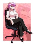 Rating: s
ID: 5640894
Date: 2025-06-14 02:02:51 -0400
Status: active
Score: 6
2025 5_fingers absurd_res anthro artist_name big_breasts blowup_background bottomwear breasts chair cheek_tuft chest_tuft cleavage clothed clothing collared_shirt crossed_legs dress_shirt eyebrows eyelashes facial_tuft female fingers footwear frown fully_clothed fur furniture hair hair_over_eye half-closed_eyes hi_res high_heels lagomorph leporid long_ears looking_at_viewer mammal narrowed_eyes office_chair pants pink_hair rabbit shirt shoes short_hair simple_background sitting solo sozokuu text thick_thighs topwear tuft white_body white_fur zoom_layer post #5640894