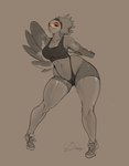 Rating: q
ID: 5604530
Date: 2025-05-28 13:20:41 -0400
Status: active
Score: 14
absurd_res accessory accipitriform avian belly bigoldoinks bird bodily_fluids bra breasts camel_toe clothing diane_(bigoldoinks) exercise female footwear hair_accessory hairband hi_res huge_thighs leggings legwear midriff secretary_bird shoes sneakers solo sports_bra sportswear stretching sweat sweatdrop sweaty_body sweaty_breasts sweaty_face sweaty_legs sweaty_thighs thick_thighs thong underwear wide_hipped_anthro wide_hipped_female wide_hips workout workout_clothing post #5604530