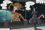 Rating: s
ID: 3624375
Date: 2022-10-13 11:46:09 -0400
Status: active
Score: 155
2022 3:2 absurd_res android anthro ara_(fluff-kevlar) black_body black_fur black_hair blue_eyes breasts chooper8 clothed clothing countershading dialogue digital_media_(artwork) digitigrade domestic_cat dress duo english_text featureless_breasts felid feline felis female floating flora_(twokinds) fur hair hi_res keidran legwear machine mammal multicolored_body nude open_mouth orange_body orange_fur pantherine paws planet red_body red_fur robot science_fiction shocked smile space speech_bubble striped_body striped_fur stripes tail text tiger twokinds white_body white_fur zero_gravity post #3624375