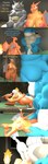 3d_(artwork) absurd_res anthro anthro_on_anthro anthro_penetrated anthro_penetrating anthro_penetrating_anthro anthrofied big_breasts big_penis billiard_table blue_body blue_eyes blue_skin bodily_fluids breasts charizard comic cum dialogue digital_media_(artwork) english_text female female_penetrated fire flaming_tail furniture game_freak generation_1_pokemon generation_3_pokemon genital_fluids genitals hi_res larger_male male male/female male_penetrating male_penetrating_female nintendo nipples nude orange_body orange_skin papadragon69 pecs penetration penile penile_penetration penis penis_in_pussy pokemon pokemon_(species) pokemorph pussy rhydon sex size_difference smaller_female table tail text tinder_skitty_(series) tinder_wailord vaginal vaginal_penetration wailord wings