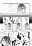 canid canine clothed clothing comic dialogue female fur greyscale hair hair_over_eye human japanese_text kemono lila_(kashiwagi_aki) male mammal monochrome one_eye_obstructed text translated unsigned yakantuzura zinovy