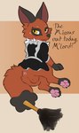 Rating: e
ID: 5201374
Date: 2024-11-23 20:30:12 -0500
Status: active
Score: 108
anus backsack balls blush butt claws cleaning_tool clothing dialogue feather_duster feral generation_8_pokemon genitals hi_res looking_at_viewer looking_back lying maid_uniform male nickit nintendo on_side pawpads perineum pokemon pokemon_(species) presenting presenting_hindquarters raised_tail rear_view saja1222 simple_background smile solo tail uniform post #5201374