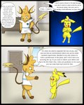 4:5 absurd_res bodily_fluids comic crying discovered duo english_text female gardenia_fiorello generation_1_pokemon hi_res hydroftt mammal nintendo parent_(lore) peony_fiorello pikachu pokemon pokemon_(species) punishment raichu rodent sad shaming tears text young