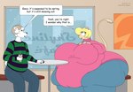 Rating: s
ID: 4308953
Date: 2023-09-23 13:16:20 -0400
Status: active
Score: 6
2014 anthro ares_(arestheram) belly beverage big_belly big_breasts big_butt blonde_hair blue_eyes bottomwear bovid breasts butt caprine clothing container copyright_symbol cup digital_media_(artwork) duo english_text female furniture gerbil hair hi_res horn huge_breasts huge_thighs male mammal morbidly_obese murid obese obese_anthro obese_female overweight overweight_anthro overweight_female pants rodent sandy_(satsumalord) satsumalord sitting snow speech_bubble sweater symbol table text thick_thighs topwear post #4308953