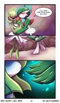 absurd_res blush cave comic dialogue female gallade gardevoir generation_3_pokemon generation_4_pokemon glowing grace_(sketchygarden) group hi_res hug humanoid joy_(sketchygarden) kirlia kissing light male nintendo noble_(sketchygarden) pokemon pokemon_(species) ralts reaching reaching_out rock serenity_(sketchygarden) shadow sketchygarden text