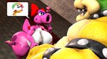 16:9 3d_(artwork) accessory anthro areola balls big_breasts birdo birdo_(character) bow_(feature) bow_accessory bow_ribbon bowser breasts butt castle claws cobaltapple detailed_background digital_media_(artwork) duo erection feet female genitals hair_accessory hair_bow hair_ribbon heart_symbol hi_res humanoid humanoid_genitalia humanoid_penis inside kabalmystic_(artist) kneeling kneeling_oral_position koopa male mammal mario_bros muscular nintendo nipples nude penis pink_body reptile ribbons scalie siphon_(anatomy) smile source_filmmaker_(artwork) spikes tail thick_thighs toe_claws widescreen