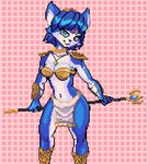 Rating: s
ID: 4890386
Date: 2024-07-01 13:08:17 -0400
Status: active
Score: 43
2024 accessory anthro bandeau blue_body blue_eyes blue_fur blue_hair bottomwear breasts canid canine choker circlet clothing digital_media_(artwork) female fox fur hair hair_accessory hairband jewelry krystal's_staff krystal_(star_fox) loincloth looking_at_viewer mammal medium_breasts navel necklace nintendo pixel_(artwork) short_hair solo staff star_fox topwear wantiwantiwan white_body white_fur post #4890386
