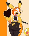 Rating: q
ID: 5603732
Date: 2025-05-28 03:10:46 -0400
Status: active
Score: 61
absurd_res anthro beady_eyes big_butt black_body black_bottomwear black_clothing black_eyes black_fur black_pants black_topwear blush blush_stickers bottomwear butt butt_cleavage clothed clothing cosplay_pikachu_(costume) dipstick_ears dipstick_tail ear_markings eyelashes female fur generation_1_pokemon glistening glistening_bottomwear glistening_clothing glistening_pants heart_cutout heart_symbol hi_res huge_butt looking_at_butt looking_at_viewer looking_back looking_back_at_viewer markings mask multicolored_ears nintendo orange_background orange_bottomwear orange_clothing orange_pants pants pikachu pikachu_libre pokemon pokemon_(species) rear_view short_stack simple_background smile snaggle_tooth solo sports_mask sportswear supergal64 tail tail_markings tan_background thick_thighs tight_bottomwear tight_clothing tight_pants topwear wide_hips wrestling_mask yellow_body yellow_fur post #5603732