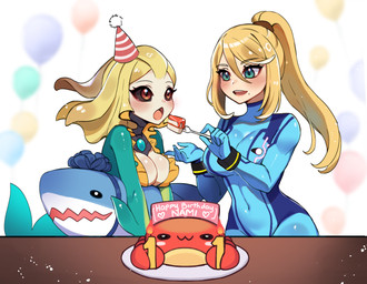 Rating: s
ID: 4500898
Date: 2023-12-28 19:49:36 -0500
Status: active
Score: 20
arthropod balloon birthday birthday_cake birthday_gift biyontran black_sclera blahaj blue_eyes bodysuit cake clothing crab crossover crossover_ship crustacean cutlery decapod dessert duo feeding female female/female fish food fork hair hat headgear headwear hi_res human humanoid ikea inflatable kitchen_utensils league_of_legends malacostracan mammal marine merfolk metroid nami_(lol) nintendo open_mouth party_hat plushie ponytail red_eyes riot_games samus_aran shark skinsuit split_form tencent tight_clothing tools toy post #4500898