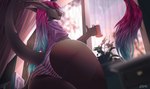 Rating: s
ID: 3432589
Date: 2022-07-07 01:39:13 -0400
Status: active
Score: 147
2022 5_fingers acrador anthro black_body black_fur blue_eyes bottomwear breasts butt canid canine canis clothed clothing collar detailed_background digital_media_(artwork) eyebrows eyelashes fangs female fingers fur gradient_hair hair hi_res jackal lesspie long_ears mammal naomi_(dragonhenge) panties pattern_bottomwear pattern_clothing pattern_panties pattern_underwear pink_clothing pink_panties pink_underwear smile solo standing striped_bottomwear striped_clothing striped_panties striped_underwear stripes teeth underbutt underwear post #3432589