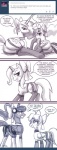 2013 ask_blog blush clothing comic cutie_mark derpy_hooves_(mlp) dialogue english_text equid equine feathered_wings feathers female feral friendship_is_magic fur garter_belt garter_straps group hair hasbro hi_res horn john_joseco legwear lingerie lying mammal monochrome my_little_pony mythological_creature mythological_equine mythology pegasus princess_celestia_(mlp) princess_luna_(mlp) stockings text trixie_(mlp) tumblr twilight_sparkle_(mlp) unicorn winged_unicorn wings