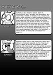 absurd_res anthro blush bodily_fluids carmella_(softestpuffss) character_bio comic duo english_text eyewear generation_1_pokemon generation_3_pokemon glasses greyscale hi_res male monochrome nintendo open_mouth pikachu pokemon pokemon_(species) pokemon_mystery_dungeon softestpuffss spike_chunsoft spinda spinda_(softestpuffss) sweat text