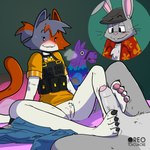 Rating: e
ID: 5603001
Date: 2025-05-27 19:21:35 -0400
Status: active
Score: 69
1:1 absurd_res anthro blush bodily_fluids bottomwear camelid cate_meowdy clothed clothing digital_media_(artwork) duo epic_games erection feet female foot_fetish foot_play footjob foreskin fortnite fur genital_fluids genitals hair hat headgear headwear hi_res lagomorph leporid llama male male/female mammal oreo_tlacuache pants pawpads penis pussy rabbit sex shirt simple_background smile tail topwear post #5603001