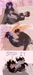 Rating: q
ID: 5482255
Date: 2025-04-04 17:35:08 -0400
Status: active
Score: 9
absurd_res alien alien_humanoid black_hair bodypaint bottomwear clothing comic dialogue duo english_text enjoying face_paint furniture gamzee_makara grabbing_head grey_body grey_skin hair head_grab hi_res homestuck horn humanoid humanoid_pointy_ears humor karkat_vantas ladykaramba lying male male/male ms_paint_adventures not_furry on_back open_mouth pants pointy_ears shirt sofa text tickling tickling_armpits tickling_belly tickling_sides topwear troll_(homestuck) post #5482255