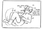 Rating: q
ID: 5639935
Date: 2025-06-13 16:45:30 -0400
Status: active
Score: 26
2023 anthro button_ears canid canine canis caught_in_the_act clothed clothing cookiebandit dialogue diaper diaper_change domestic_dog electronics english_text floppy_ears footwear greyscale headphones lying male mammal monochrome on_back pantsless simple_background sketch socks solo text topless voice_call voice_chatting wearing_diaper post #5639935