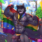 Rating: e
ID: 4871813
Date: 2024-06-22 21:34:11 -0400
Status: active
Score: 60
1:1 2024 abs absurd_res anthro armpit_hair balls beard biceps bodily_fluids body_hair bottomwear bulge butt canid canine canis cape celebration clothed clothing confetti detailed_background erection facial_hair flag flexing flexing_bicep fur galletoart genital_fluids genitals glans hair harness hi_res human humanoid_genitalia jockstrap lgbt lgbt_pride lgbt_pride_month looking_at_viewer male mammal multicolored_clothing muscular muscular_anthro muscular_male nipples nude one_eye_closed outside parade partially_clothed pecs penile penis precum pride pride_color_flag pride_colors pride_parade pubes rainbow_clothing rainbow_flag rainbow_pride_colors rainbow_symbol ronin_(innovator_aegis) smile solo tail teeth underwear wink wolf post #4871813