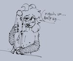 2024 anthro big_penis blush bovid caprine clothed clothing crossdressing deltarune dialogue english_text erection eyewear face_squish femboy fembunns fishnet_clothing genitals glasses goat holding_penis huge_penis hyper hyper_genitalia hyper_penis kiss_mark lipstick lipstick_on_penis makeup male male/male mammal nervous nipples nude partially_clothed penis penis_against_cheek ralsei simple_background sketch solo_focus squish text touching_penis undertale_(series)