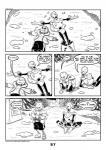 2017 animated_skeleton bone c-puff clothed clothing comic english_text group hi_res humanoid monochrome not_furry papyrus_(undertale) sans_(undertale) skeleton speech_bubble teeth text undead undertale undertale_(series) url