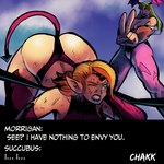 Rating: s
ID: 5459115
Date: 2025-03-27 02:18:17 -0400
Status: active
Score: 6
ass_up atlus bat breasts butt capcom chakk cleavage clothed clothing darkstalkers duo female gesture hand_gesture head_wings hi_res humanoid humanoid_pointy_ears mammal megami_tensei morrigan_aensland pointy_ears sega spade_tail street_fighter succubus tail taunting unusual_wing_placement v_sign wings post #5459115