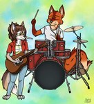 Rating: s
ID: 5169090
Date: 2024-11-08 18:16:37 -0500
Status: active
Score: 5
2023 acoustic_guitar anthro bass_drum brown_body brown_fur brown_hair canid canine canis clementine_riversong_(readerno31142) cymbals drum drum_set drumming_stick duo female fur green_eyes grey_body grey_fur guitar hair hi-hat jackal jewelry lorian_(guardianlorian) male mammal musical_instrument necklace orange_body orange_fur percussion_instrument percussion_mallet plucked_string_instrument snare_drum string_instrument tan_body tan_fur tom_drum ziegelzeig post #5169090