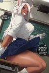 Rating: q
ID: 3870871
Date: 2023-02-13 15:05:27 -0500
Status: active
Score: 163
2023 absurd_res animal_humanoid big_breasts blush bottomwear breasts chalkboard classroom clothed clothing clothing_lift desk dialogue echo_saber english_text female footwear furniture glistening glistening_body glistening_skin gloves hair handwear heart_symbol hi_res humanoid lagomorph lagomorph_humanoid leporid_humanoid long_hair looking_at_viewer mammal mammal_humanoid math my_hero_academia on_desk panties quirked_human_(my_hero_academia) rabbit_humanoid red_eyes rumi_usagiyama school school_uniform shirt side_view sitting skirt skirt_lift smile socks solo speech_bubble table tan_body tan_skin text thick_thighs topwear underwear uniform white_clothing white_gloves white_hair white_handwear white_panties white_underwear post #3870871