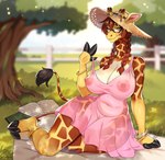 Rating: e
ID: 4907752
Date: 2024-07-09 12:39:11 -0400
Status: active
Score: 119
2024 absurd_res anklet anthro auburn_hair bedding big_breasts blanket book bracelet braided_hair breasts brown_body brown_eyes brown_fur brown_skin clothing connie_(nsfowork) countershade_breasts countershade_genitalia countershade_legs countershade_pussy countershade_torso countershading digital_media_(artwork) dress eyewear female fence fingers fur genitals giraffe giraffid glasses glistening glistening_clothing hair hat headgear headwear hi_res hoof_hands hooved_fingers hooves horn horn_jewelry jewelry looking_at_viewer mammal markings marystark navel nipple_outline nipples on_blanket ossicone outside pink_clothing pink_dress pink_nipples plant puffy_nipples pussy sky smile smiling_at_viewer solo spots spotted_body spotted_markings sun_hat tail translucent translucent_clothing tree under_tree yellow_body yellow_fur yellow_skin post #4907752