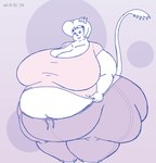 Rating: s
ID: 5107029
Date: 2024-10-10 21:28:56 -0400
Status: active
Score: 4
2024 anthro belly big_belly big_butt bodily_fluids bottomwear butt clothing copyright_symbol deep_navel digital_media_(artwork) female gerbil hair hi_res huge_belly huge_butt huge_thighs mammal murid navel obese obese_anthro obese_female overweight overweight_anthro overweight_female pants rodent sandy_(satsumalord) satsumalord shirt sketch solo sweat sweatdrop sweatpants symbol thick_thighs topwear post #5107029