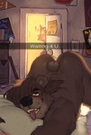 Rating: e
ID: 5314117
Date: 2025-01-17 21:29:41 -0500
Status: active
Score: 145
anthro anthro_focus ass_up bear bedroom bedroom_eyes blush bodily_fluids brown_body brown_fur brown_hair bubble_butt butt caption detailed_background drooling duo fangs fur hair hair_over_eye inside looking_at_viewer male mammal mrkeypoo narrowed_eyes nude open_door presenting presenting_hindquarters saliva seductive short_tail silhouette solo_focus tail teeth tongue tongue_out voyeur post #5314117