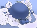 avian balls belly bird digestion fully_inside generation_2_pokemon genitals legendary_pokemon lugia male male_pred nintendo overweight overweight_male penis pokemon pokemon_(species) rumbling_stomach slightly_chubby slippdipp vore