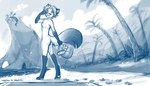 2024 7:4 anthro basket beach blue_and_white breasts butt butt_pose canid canine casual_nudity chest_tuft cliff conditional_dnp container digitigrade dipstick_tail dragon european_mythology eyewear featureless_breasts female footprint fox glasses gloves_(marking) hi_res holding_basket holding_container holding_object keidran laura_(twokinds) leg_markings looking_at_viewer looking_over_glasses looking_over_sunglasses mammal markings monochrome mythological_creature mythological_scalie mythology nude open_mouth open_smile palm_tree pawpads pawprint plant pose public public_nudity scalie sea sketch sleeping small_breasts smile socks_(marking) solo_focus sunglasses tail tail_markings tom_fischbach tree tuft twokinds water western_dragon