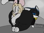 Rating: e
ID: 5547905
Date: 2025-05-04 05:58:35 -0400
Status: active
Score: 46
4:3 alator all_fours ambiguous_gender ambiguous_prey anal anal_vore animated anthro black_body black_tail blue_eyes domestic_cat duo felid feline felis fingers looking_back male male/ambiguous male_pred mammal morgana_(persona) persona_(series) persona_5 rail rodent short_playtime tail vore post #5547905