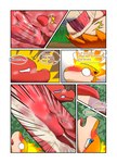 anal anal_penetration balls bodily_fluids charmeleon comic cum cum_in_ass cum_inside cum_while_penetrated cumshot darrow0 dialogue duo ejaculation english_text fire forest generation_1_pokemon generation_2_pokemon genital_fluids genitals hi_res internal male male/male male_penetrating nintendo penetration penile penile_penetration penis plant pokemon pokemon_(species) prostate quilava sex speech_bubble text tree versa versatile yuel