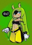 Rating: q
ID: 4860962
Date: 2024-06-17 22:44:20 -0400
Status: active
Score: 115
2024 afrosoricid anthro asking_viewer bandage bandage_on_face belt blue_eyes blush breasts cleavage clothed clothing clothing_aside dialogue ear_piercing english_text fabio_paulino female fur gloves green_body green_hair hair hair_down handwear idw_publishing looking_at_viewer mammal medium_breasts navel nipple_slip nipples piercing presenting presenting_breasts question_mark sega sharp_teeth shirt signature smile solo sonic_the_hedgehog_(comics) sonic_the_hedgehog_(idw) sonic_the_hedgehog_(series) surge_the_tenrec teeth tenrec text topwear unzipped unzipped_pants zipper post #4860962