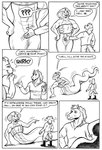 2021 annoyed anthro apode boots clothed clothing comic dialogue digital_media_(artwork) draconcopode duo ear_piercing english_text equid equine female fondling footwear grin gustav_(here_there_be_dragons) here_there_be_dragons horse jewelry karno larger_female legless lying male male/female mammal monochrome muscular muscular_female naga on_side open_mouth open_smile oracle_ruzuya partially_clothed piercing question_mark reptile scalie serpentine shoes size_difference smaller_male smile snake speech_bubble text